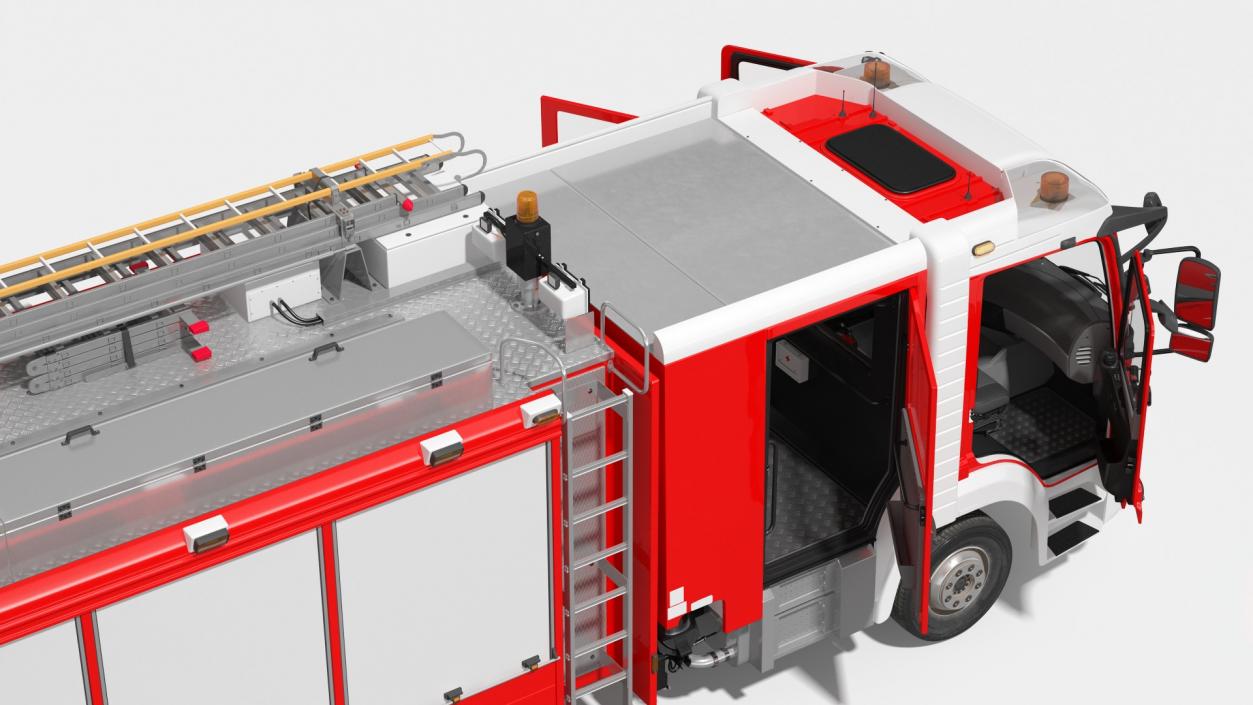 3D Rigged Fire Trucks Collection 7