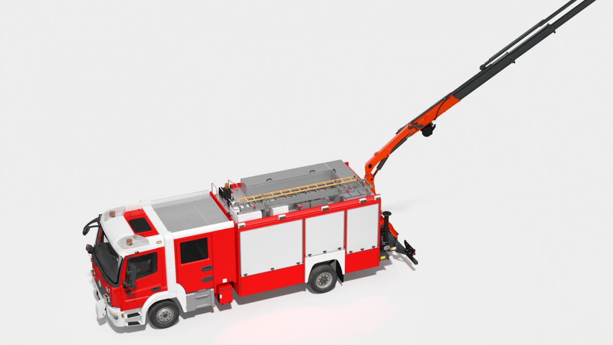 3D Rigged Fire Trucks Collection 7