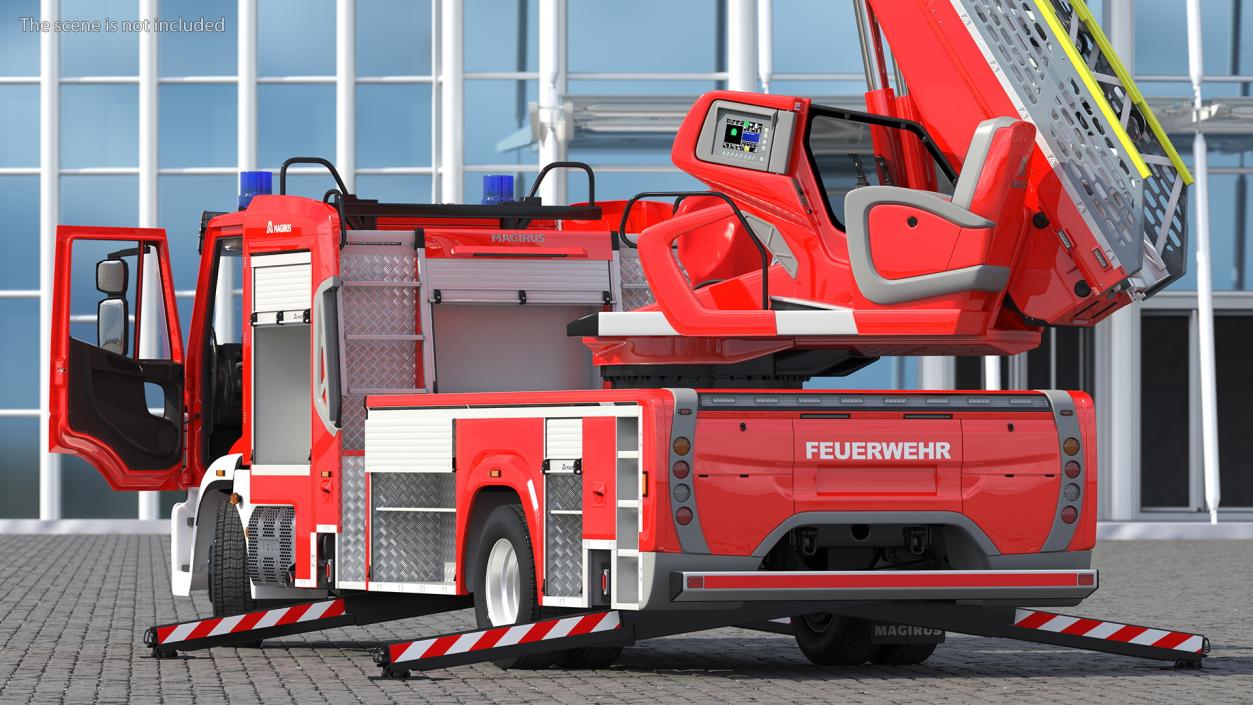 3D Rigged Fire Trucks Collection 7