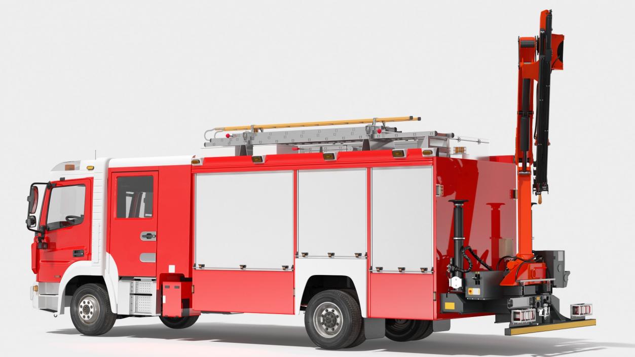 3D Rigged Fire Trucks Collection 7