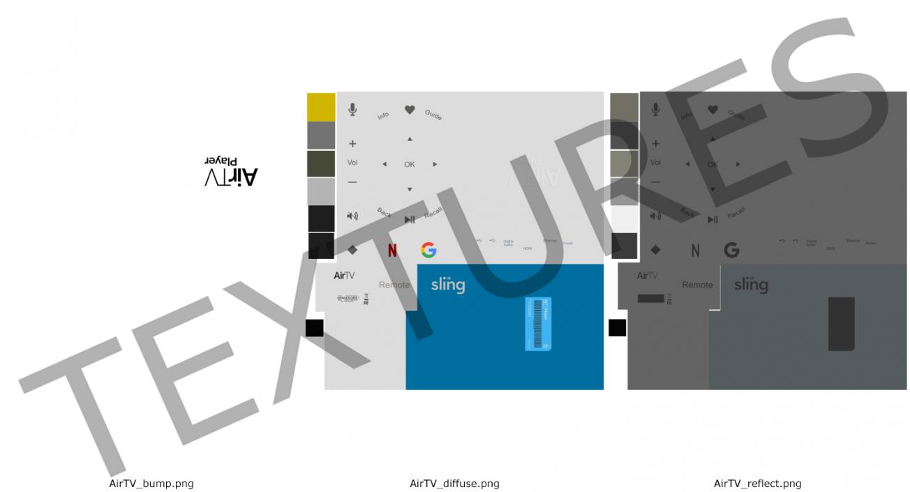 AirTV Player and Adapter 3D model