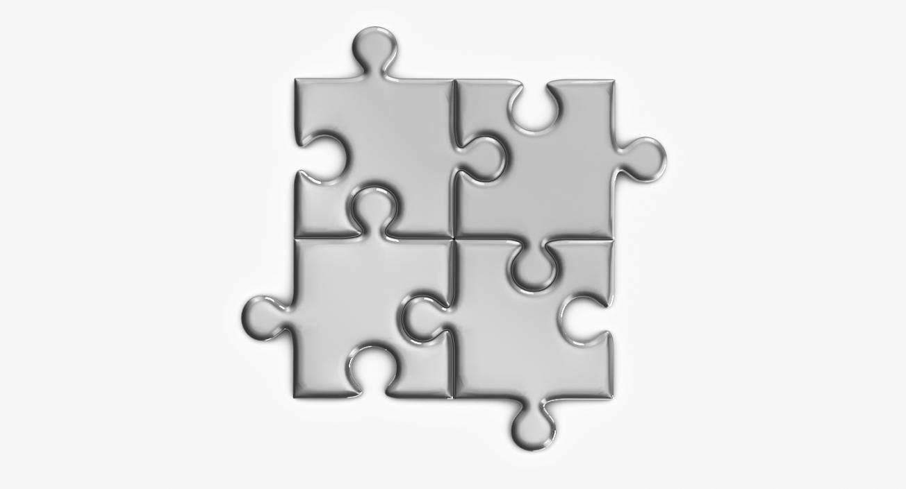 3D model Puzzle Template