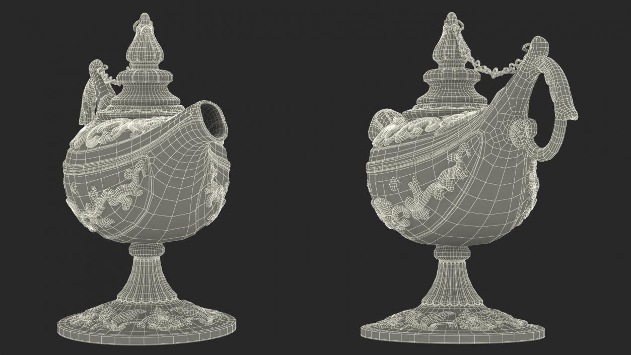 Magic Lamp Red 3D model