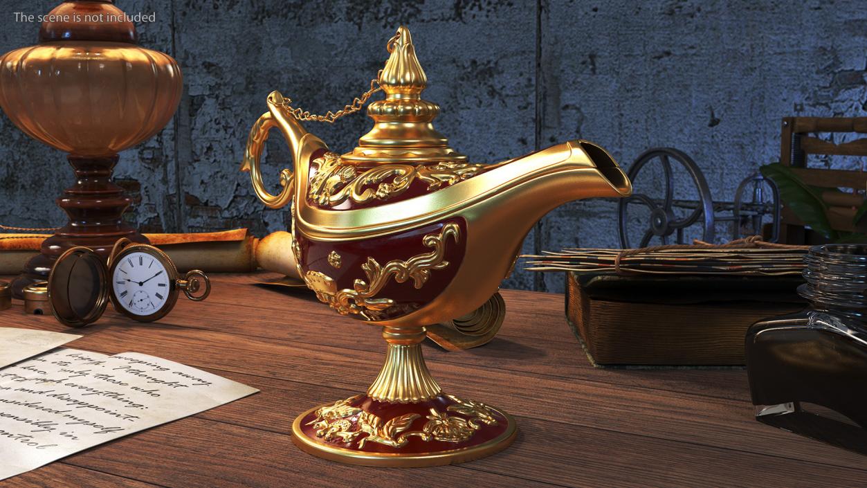 Magic Lamp Red 3D model