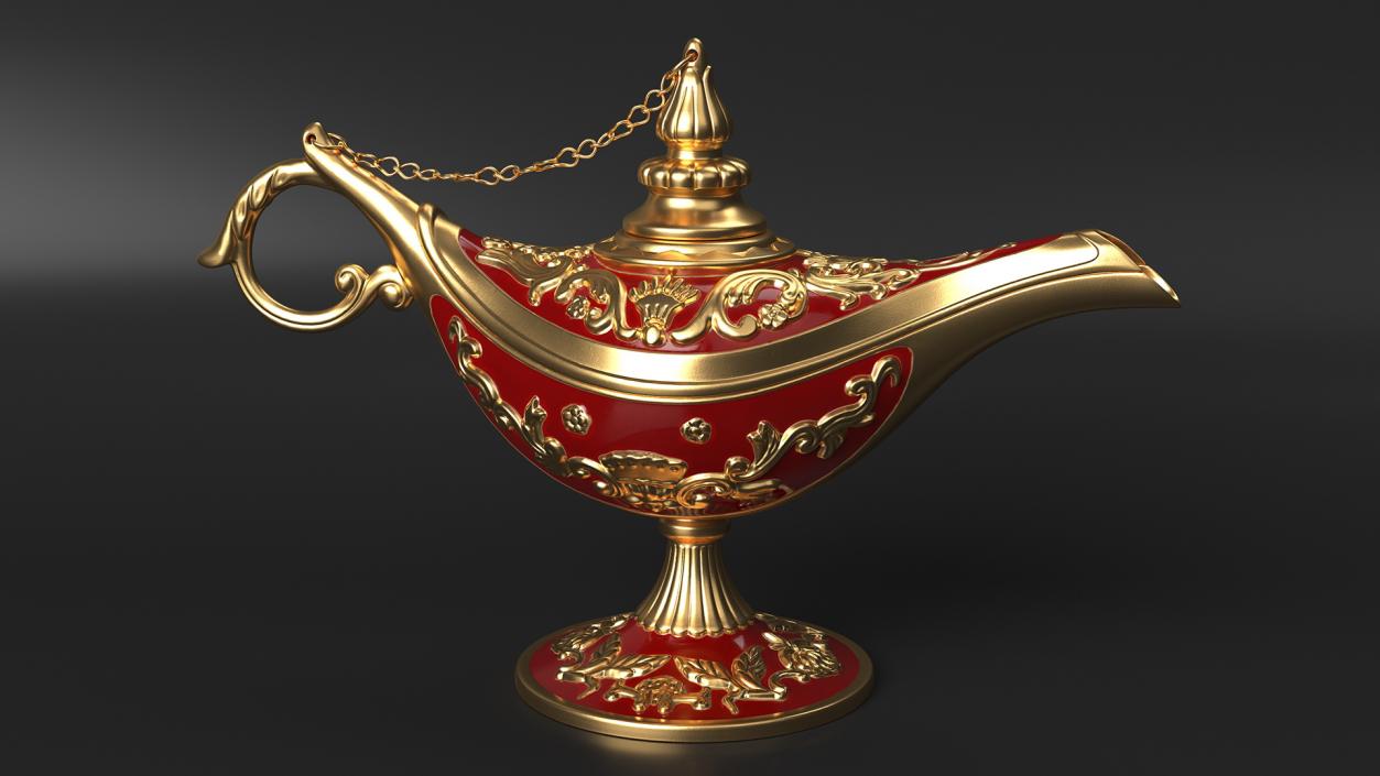 Magic Lamp Red 3D model