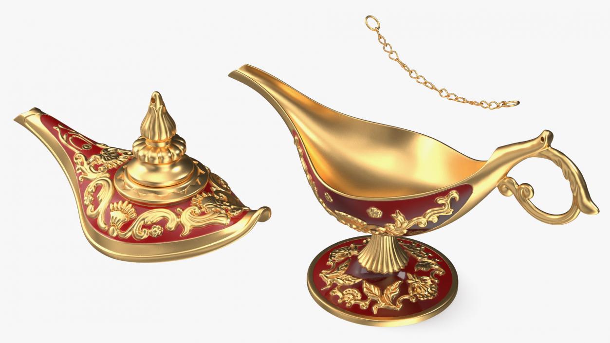 Magic Lamp Red 3D model