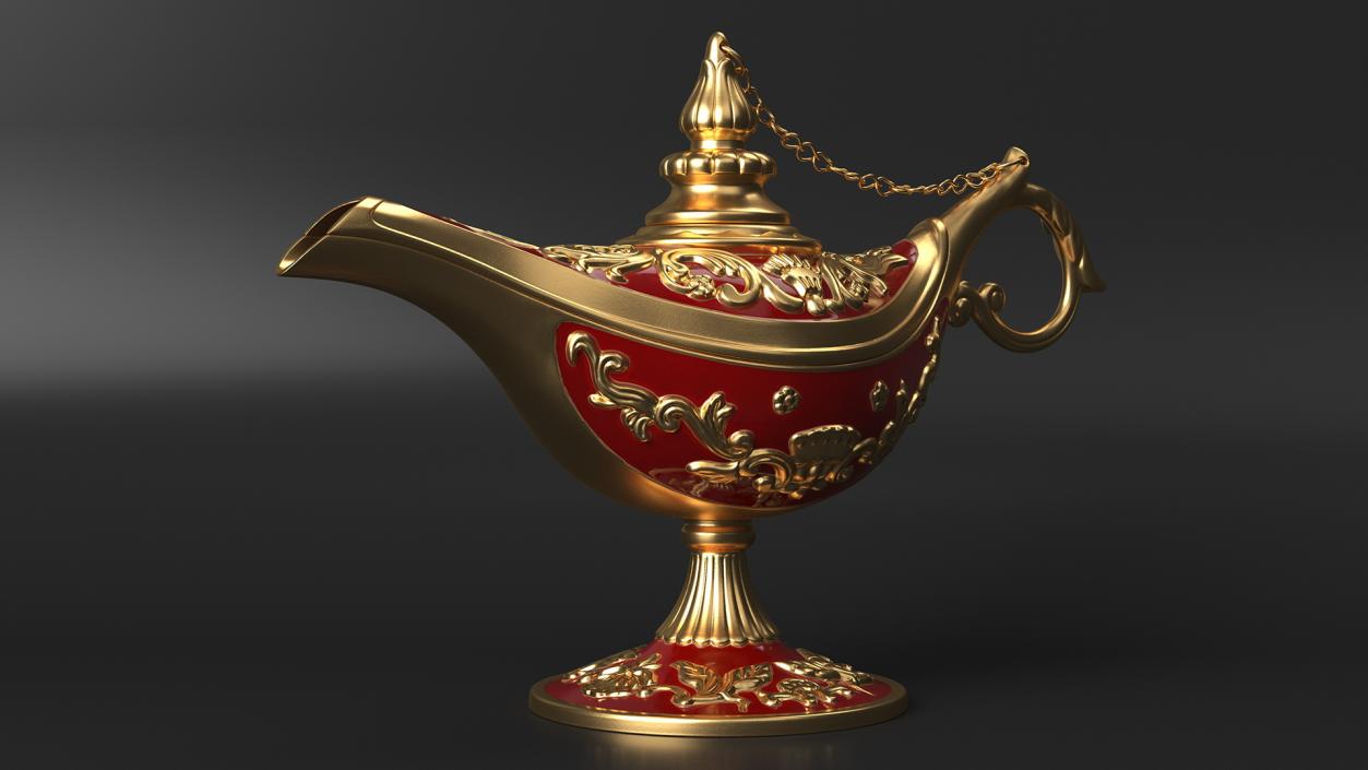 Magic Lamp Red 3D model