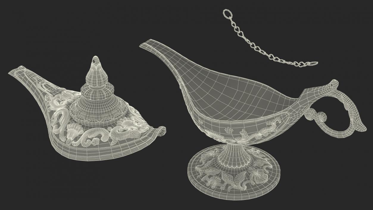 Magic Lamp Red 3D model