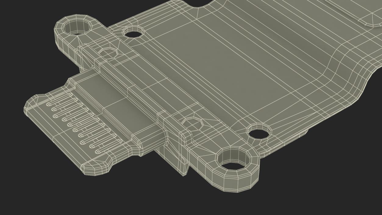 3D 12 9 iPad Pro USB C Port Module