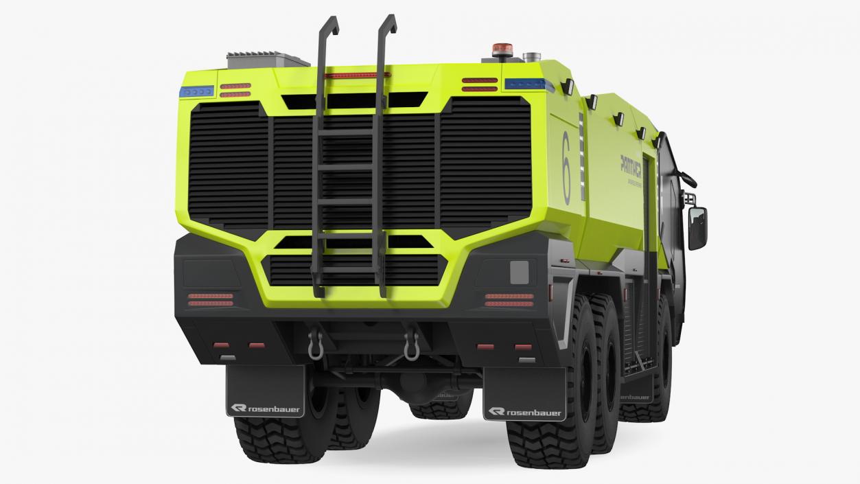 3D model Rosenbauer Panther 6x6 ARFF Vehicle