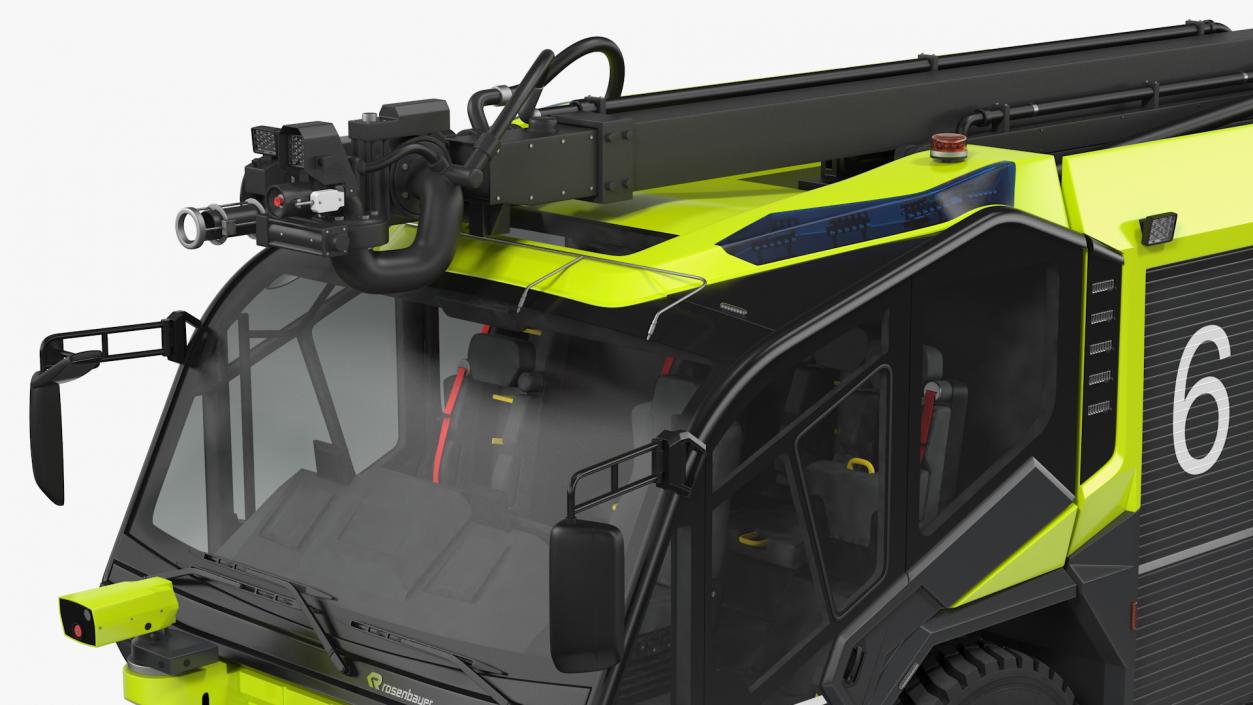 3D model Rosenbauer Panther 6x6 ARFF Vehicle