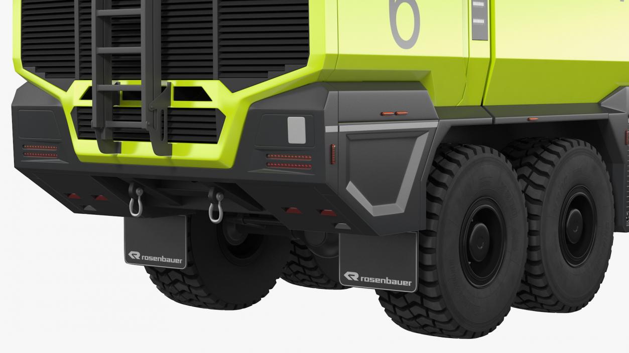 3D model Rosenbauer Panther 6x6 ARFF Vehicle