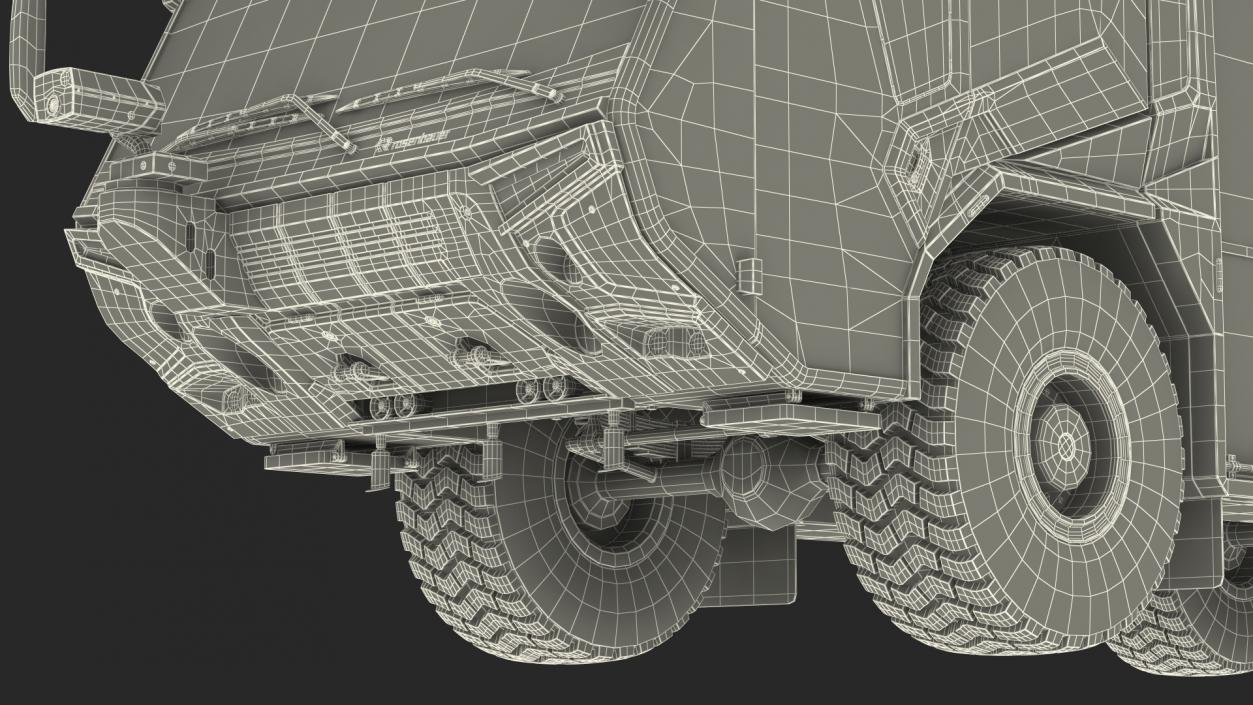 3D model Rosenbauer Panther 6x6 ARFF Vehicle