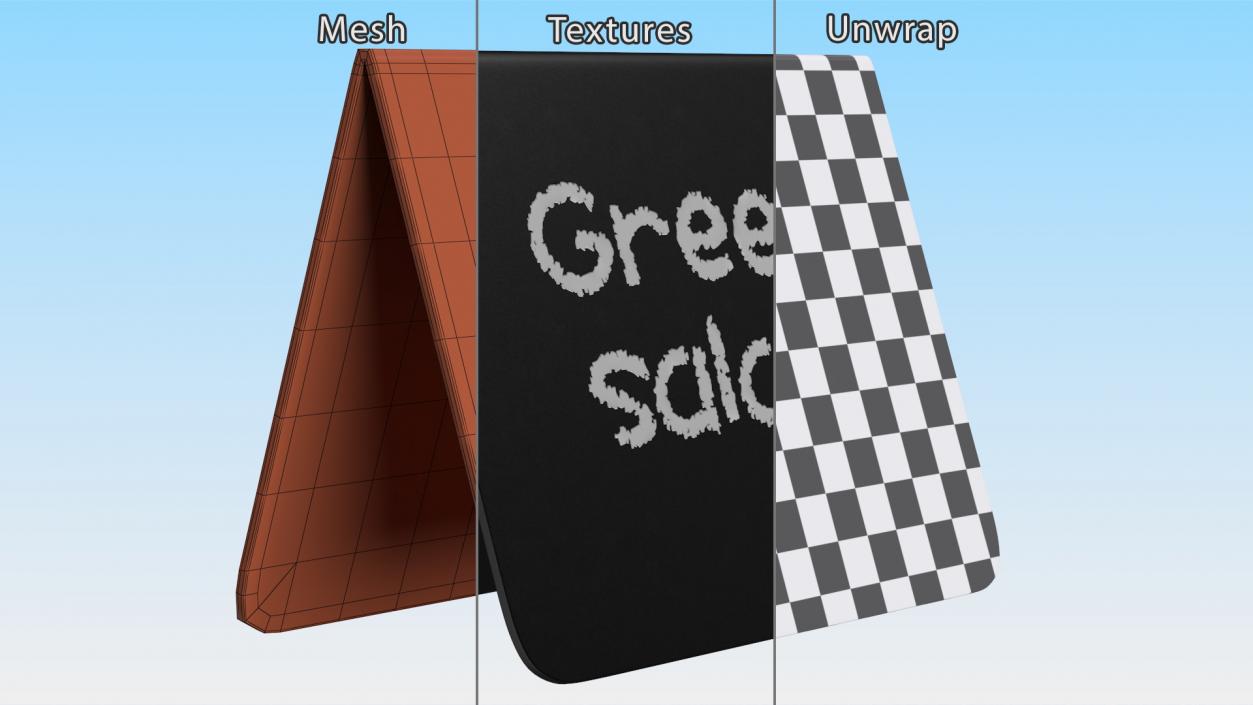 Chalkboard Signs Collection 3D