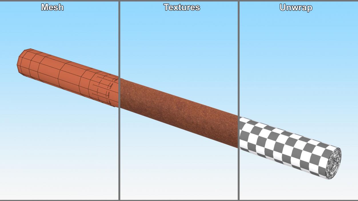 3D model Cigar Thin