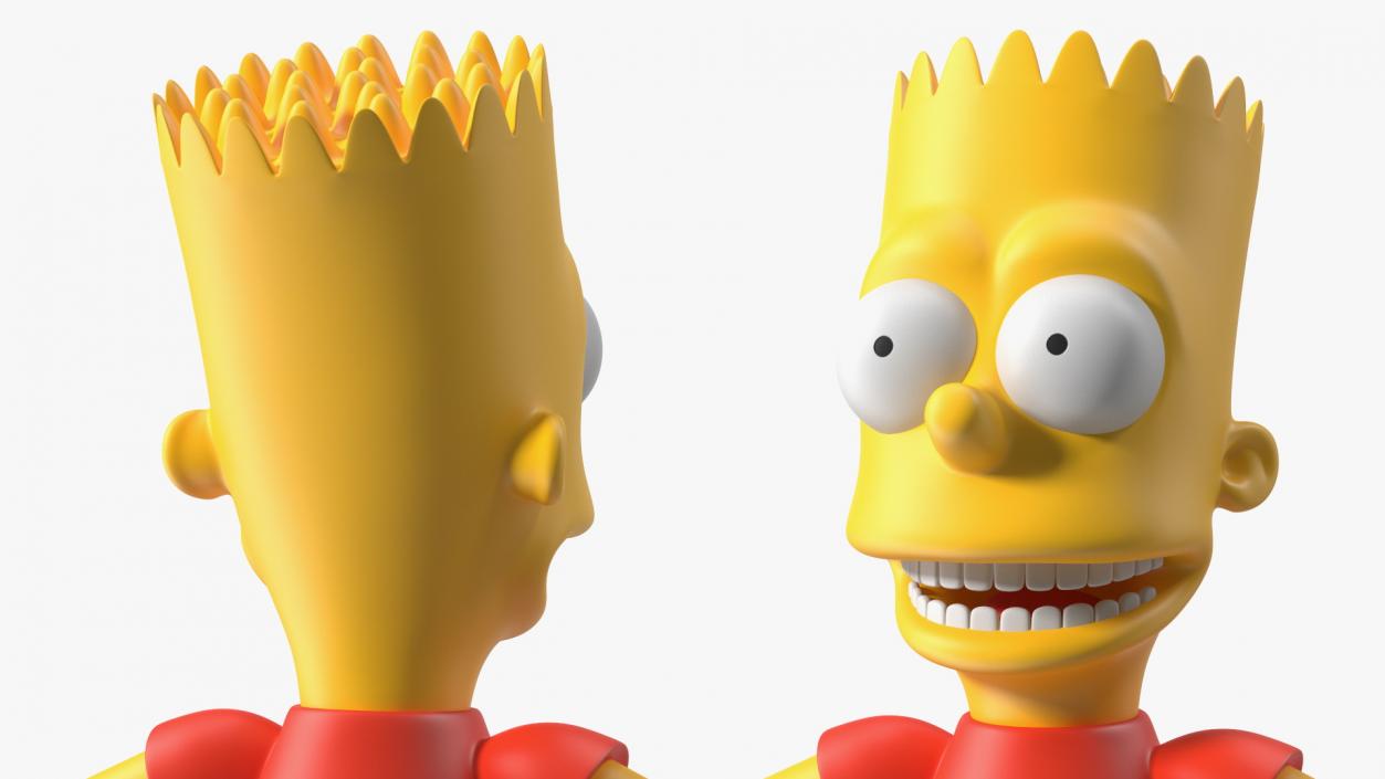 Bart Simpson Character Rigged 3D model