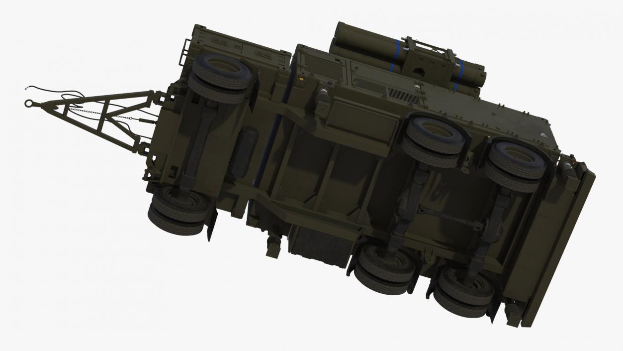 Military Truck with Missile System Crotale NG Rigged 3D