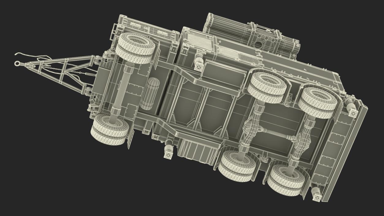 Military Truck with Missile System Crotale NG Rigged 3D