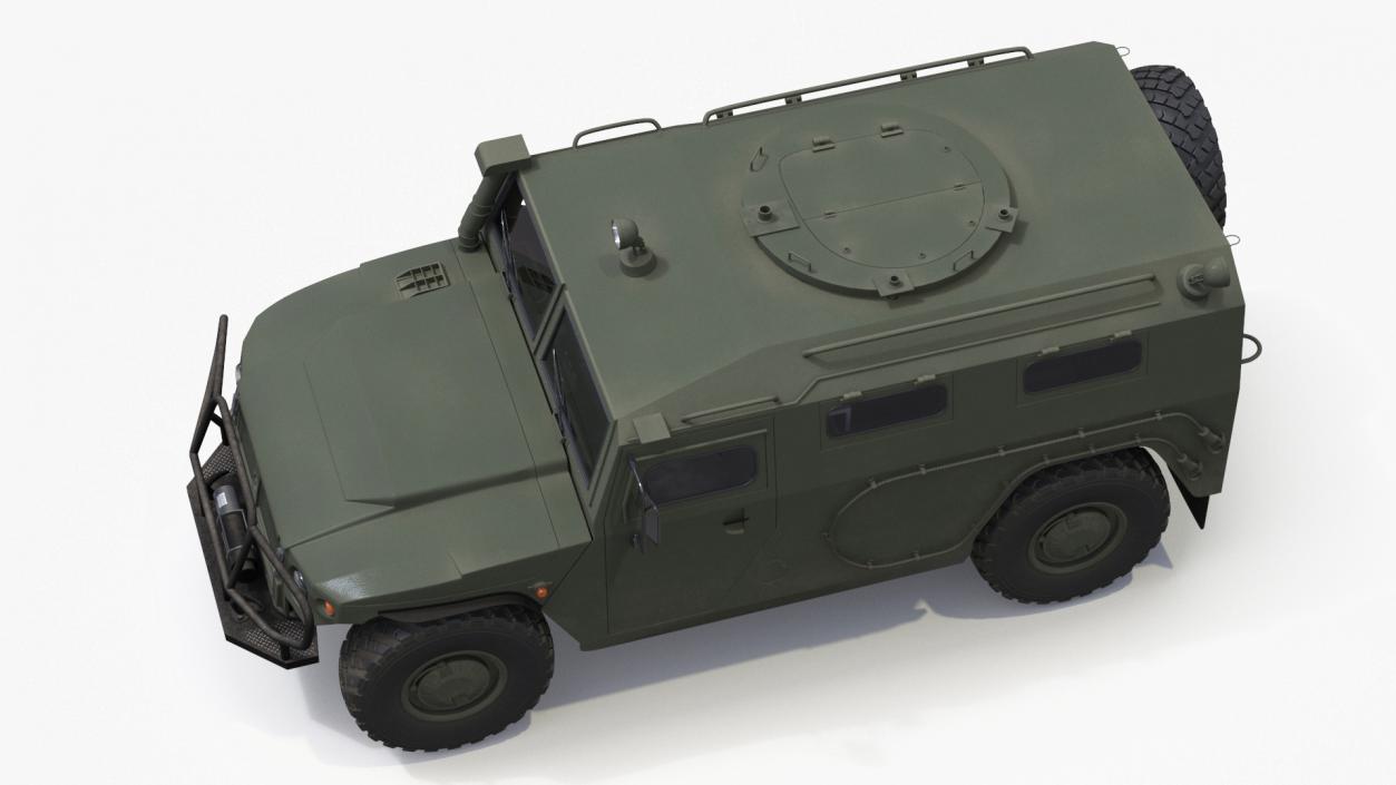 Military Truck with Missile System Crotale NG Rigged 3D