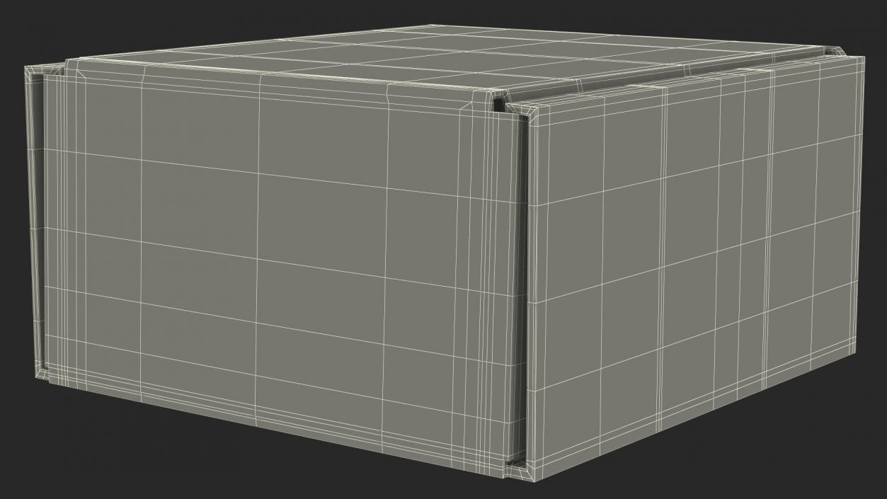 3D model Cardboard Box Closed