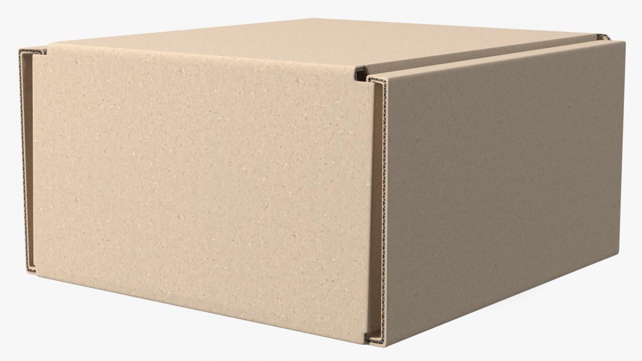 3D model Cardboard Box Closed