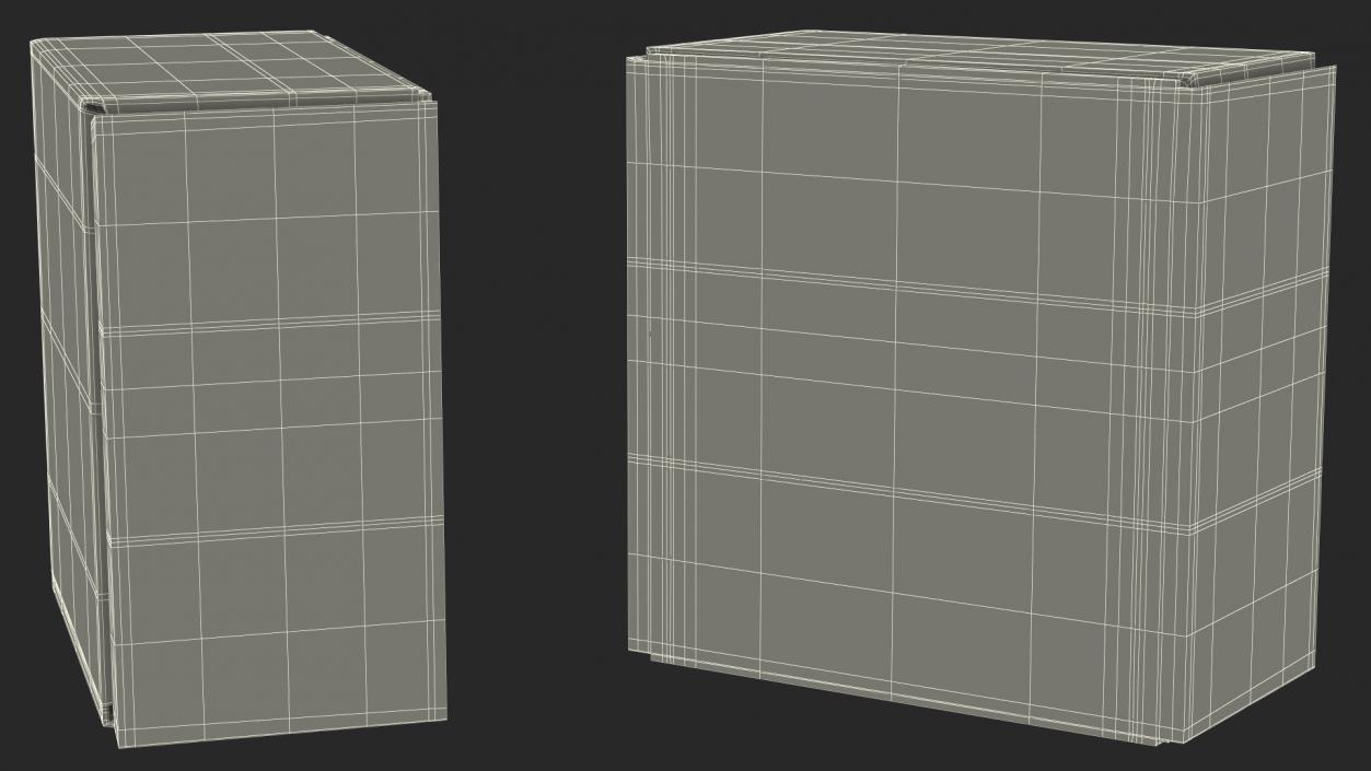 3D model Cardboard Box Closed