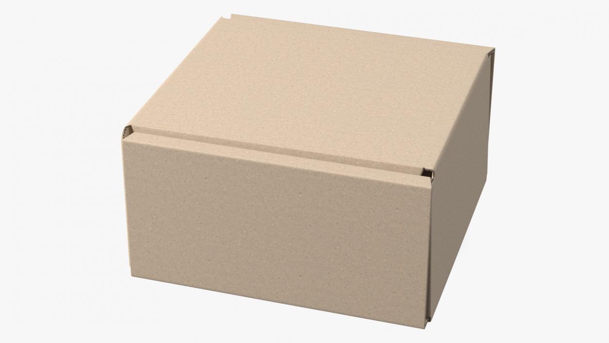 3D model Cardboard Box Closed