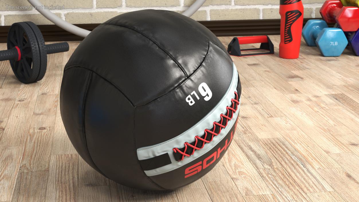 3D 6 LB Fitness Medicine Ball