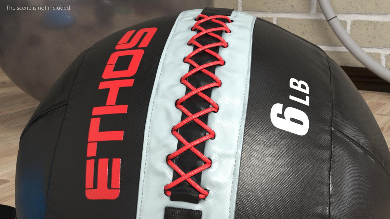 3D 6 LB Fitness Medicine Ball