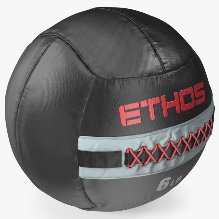 3D 6 LB Fitness Medicine Ball