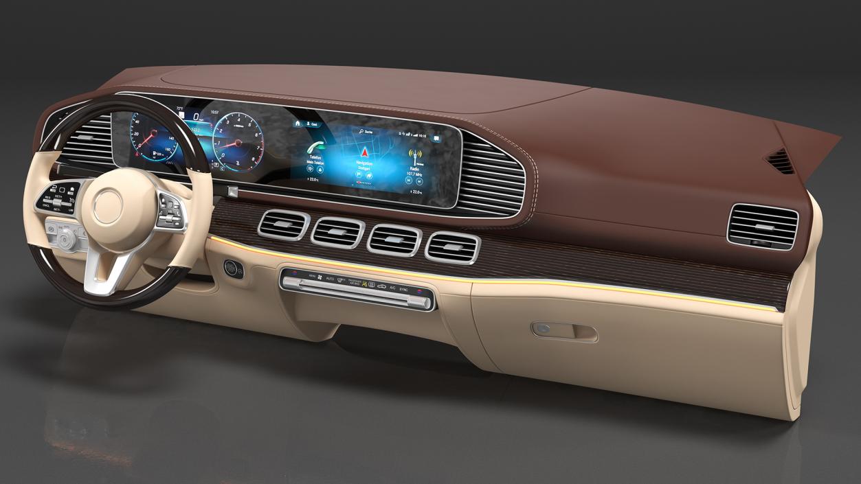 3D model Luxury Car Dashboard