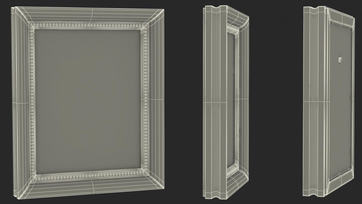 3D model Vintage Ornate Frames Set