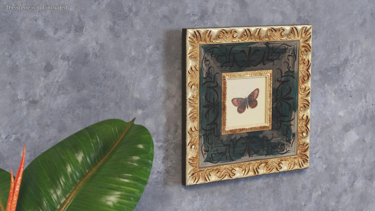 3D model Vintage Ornate Frames Set