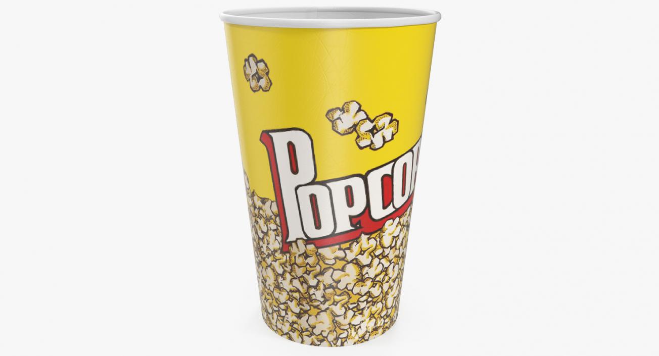 Empty Popcorn Cup 3D