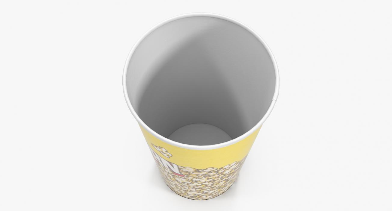 Empty Popcorn Cup 3D