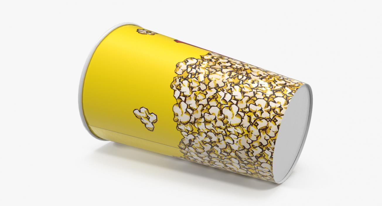 Empty Popcorn Cup 3D