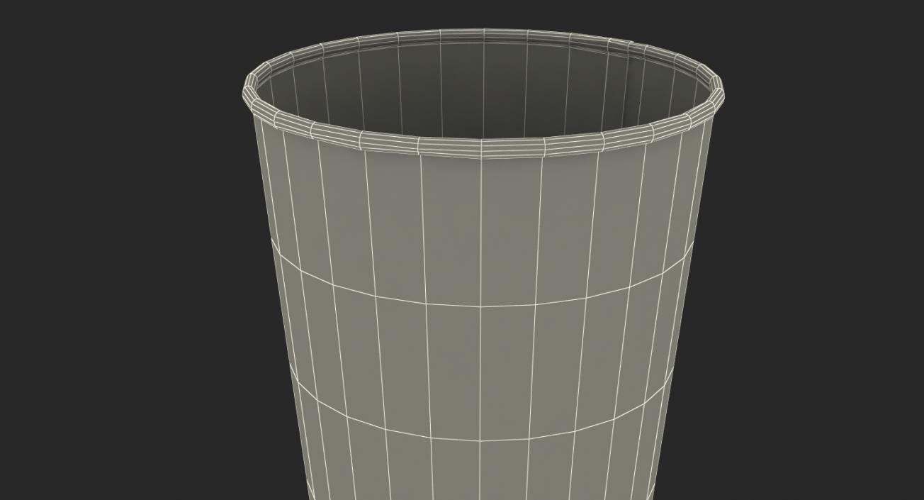 Empty Popcorn Cup 3D