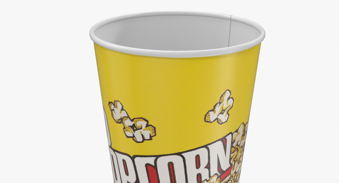 Empty Popcorn Cup 3D