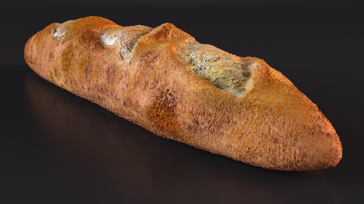 3D French Baguette Bread