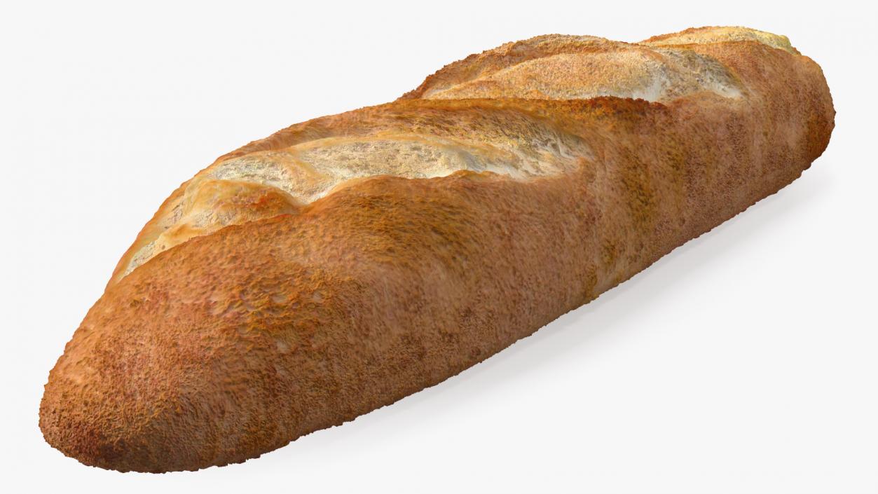 3D French Baguette Bread