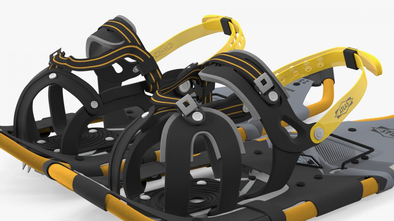 Snowshoes Atlas Yellow 3D