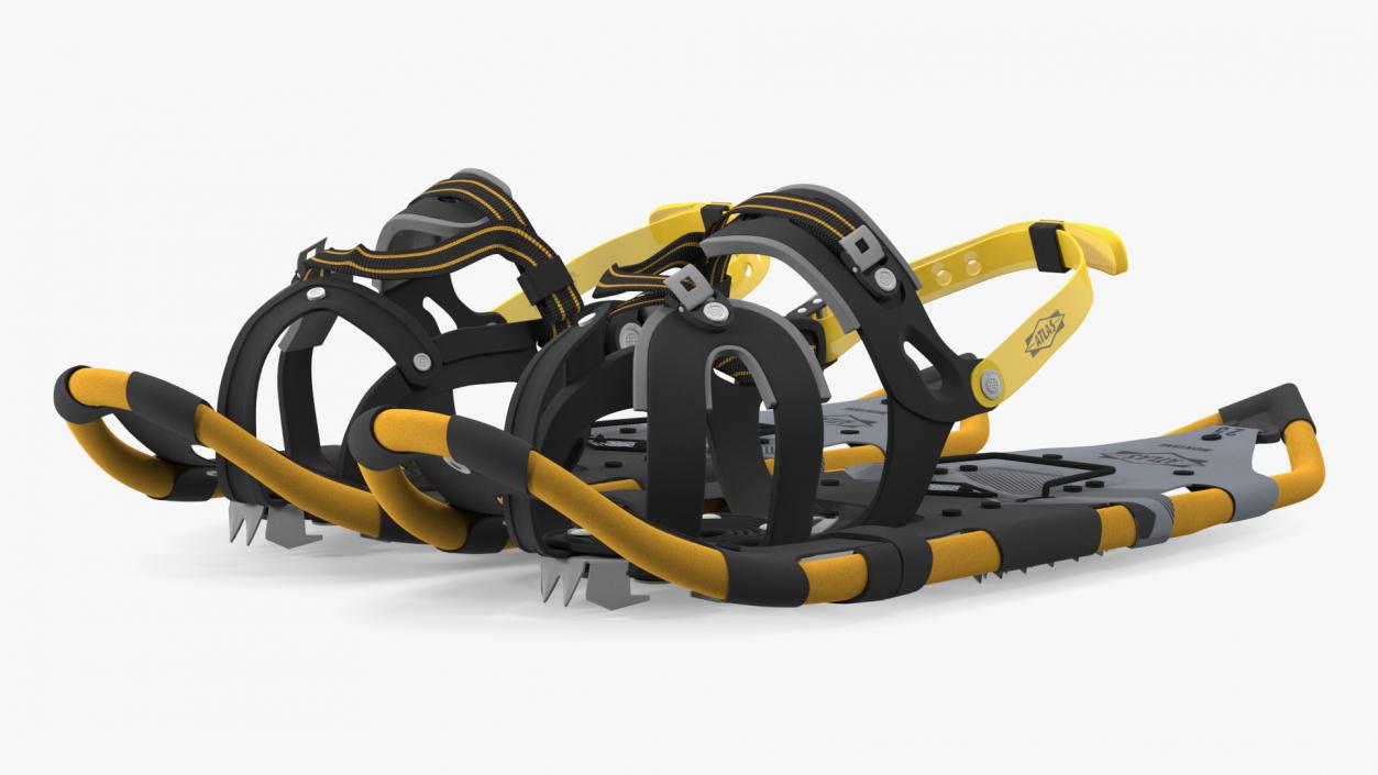 Snowshoes Atlas Yellow 3D