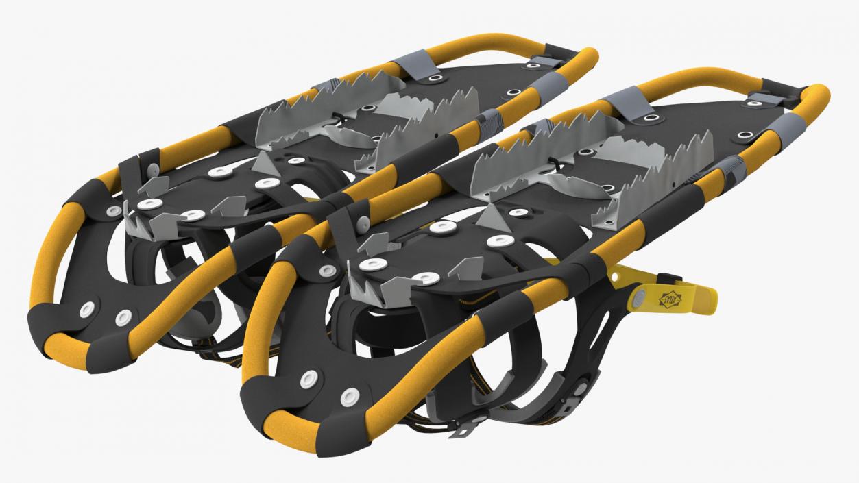 Snowshoes Atlas Yellow 3D