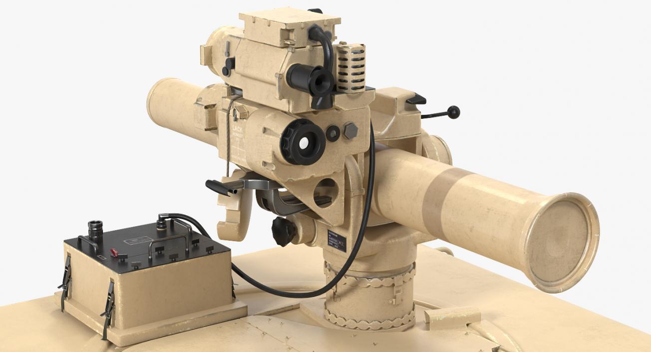 HMMWV TOW Missile Carrier M966 Desert 3D