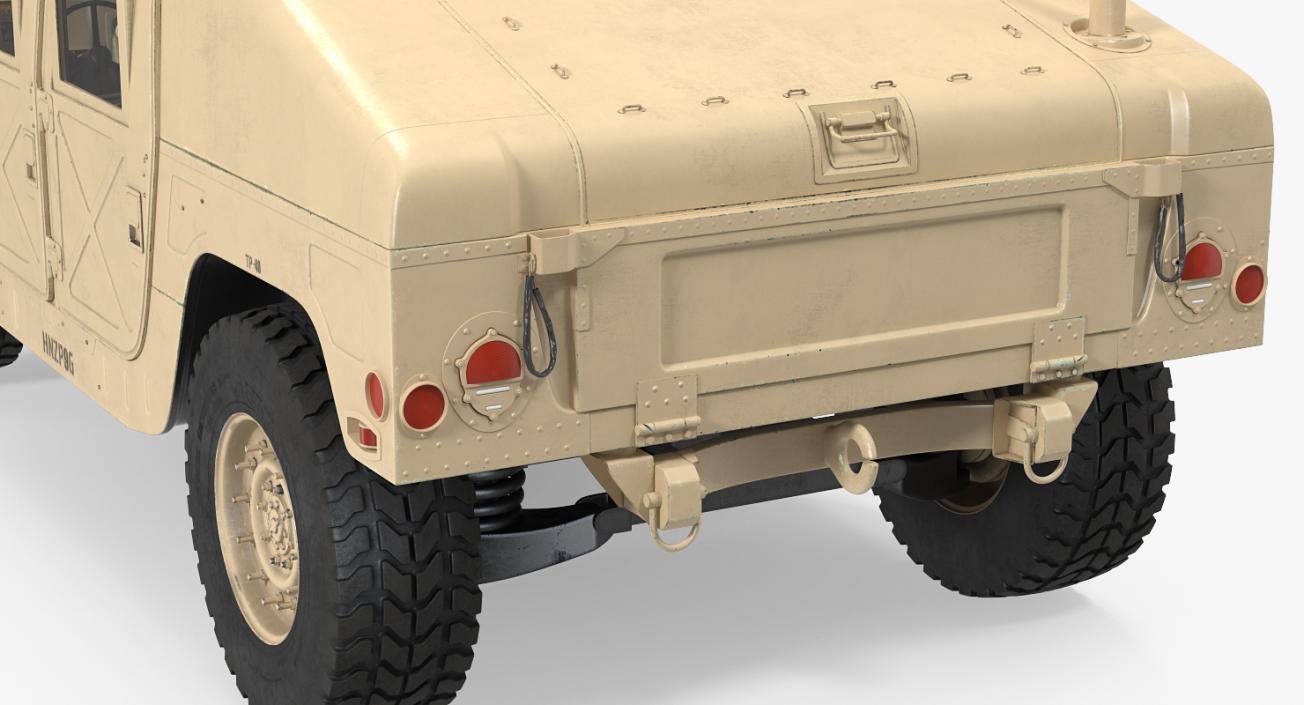 HMMWV TOW Missile Carrier M966 Desert 3D