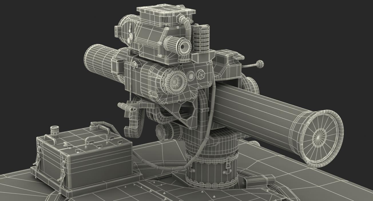 HMMWV TOW Missile Carrier M966 Desert 3D