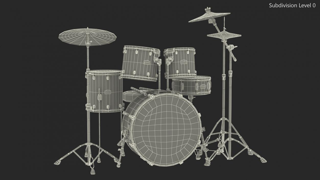 3D Plus 5 Piece Drum Kit