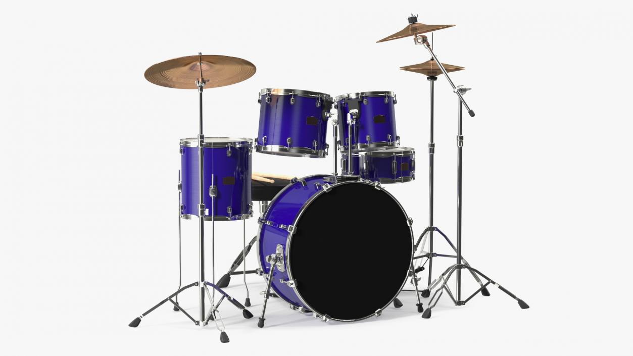 3D Plus 5 Piece Drum Kit