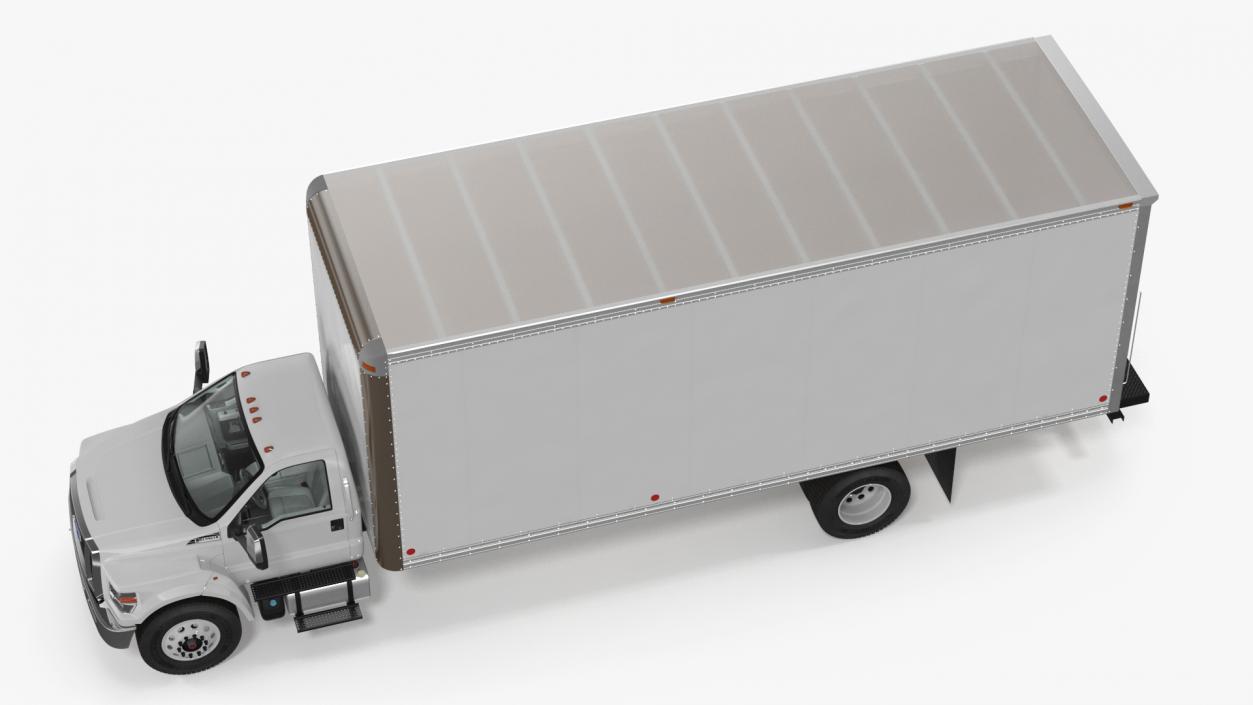 Ford F-650 Supertrack Cargo Rigged 3D model