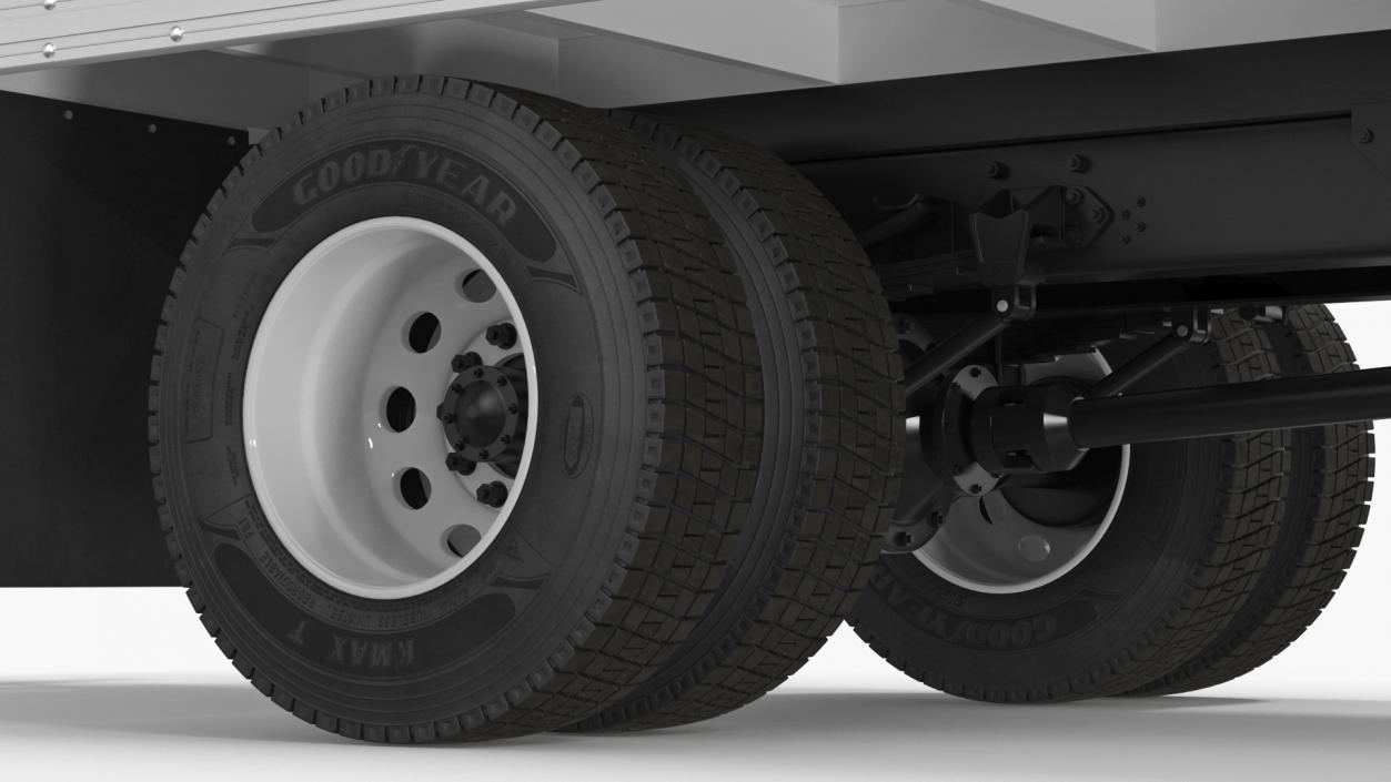 Ford F-650 Supertrack Cargo Rigged 3D model